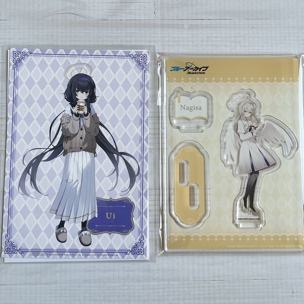 桐藤ナギサ ウイ ブルーアーカイブ ブルアカ アクリルスタンド ポストカード アクスタ