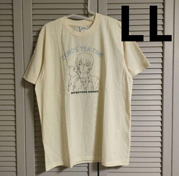 安室透 ZERO'S TEA TIME Tシャツ アイボリー レディース LL XL
