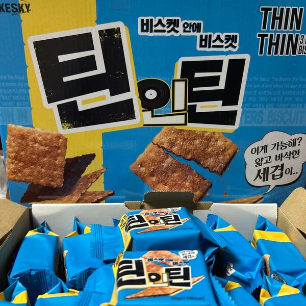 THIN BISCUIT 韓国お菓子 ビスケット 個包装 14個 コストコ ティンインティン