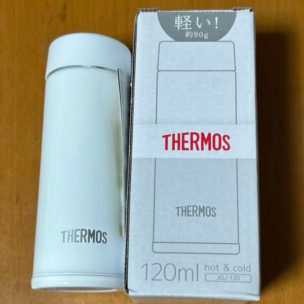 THERMOS 真空断熱ポケットマグ 120ml ホワイト 水筒 ステンレス 軽量90g