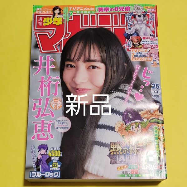 新品 週刊少年マガジン 25号 2025年6月4日号 (講談社)井桁 弘恵 最新号