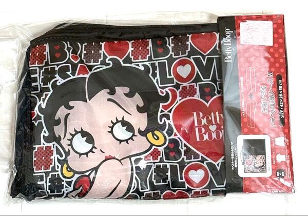 ベティちゃん 圧縮 トラベル収納ケース BettyBoop 旅行 荷物をコンパクトに!収納バッグ