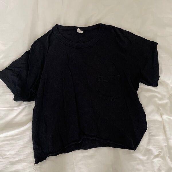 ティシャツ 半袖 Tシャツ カットソー 黒 ブラック