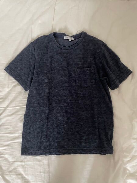半袖 ティシャツ Tシャツ 紺色 ネイビー カットソー