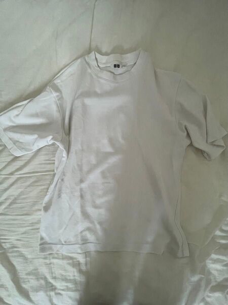 半袖 エアリズム ユニクロ U 白 無地 ティシャツ Tシャツ ホワイト