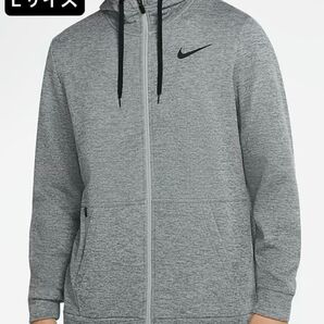 ナイキ フルジップトレーニングパーカー Lサイズ グレー 灰色 裏起毛 NIKE 送料無料 【新品未使用】