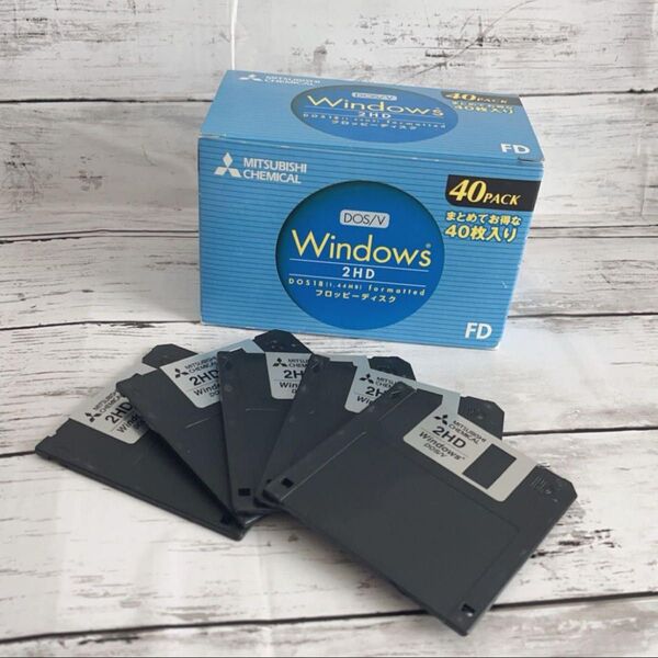フロッピーディスク 三菱 Windows 2HD 3.5型 三菱化学メディア ディスク フロッピー