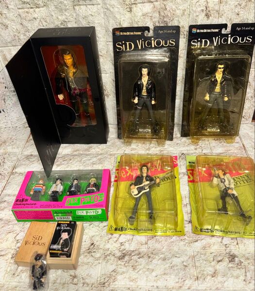 コレクション放出!SEX PISTOLS フィギュア 7種セット 絶版品