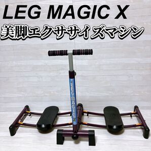 SHOP JAPAN ショップジャパン LEG MAGIC X レッグマジックX パープル 美脚 エクササイズ マシン 健康器具