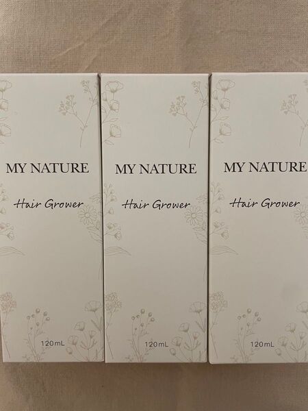MY NATURE マイナチュレ女性用 無添加育毛剤120ml 3本