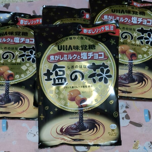 UHA味覚糖 塩の花 80g×4