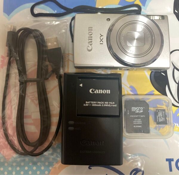 キャノン Canon IXY140 デジカメ 【動作確認済み】充電器 コード SDカード