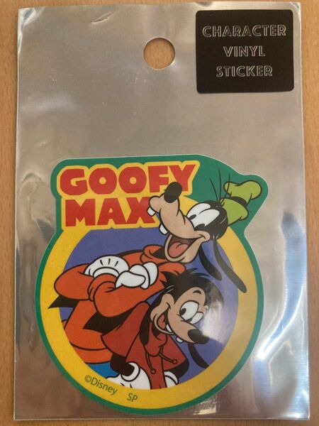 グーフィー&マックス キャラクター ステッカー ダイカット ビニール ビッグ シール ディズニー
