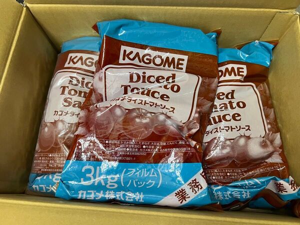 カゴメ ダイストマトソース 3kg ×3セット 合計9kg 業務用 大容量 レストラン用