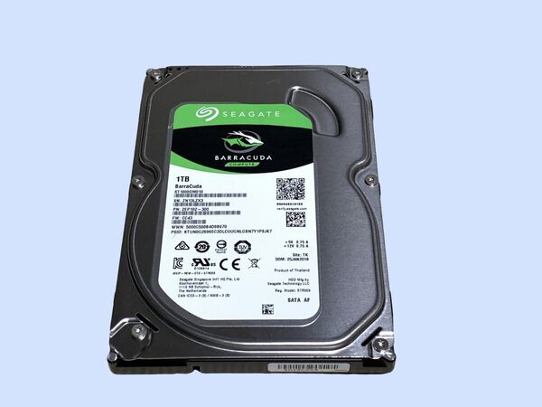 M6683 Seagate 3.5インチHDD ST1000DM010 1TB SATA 使用 27163時間