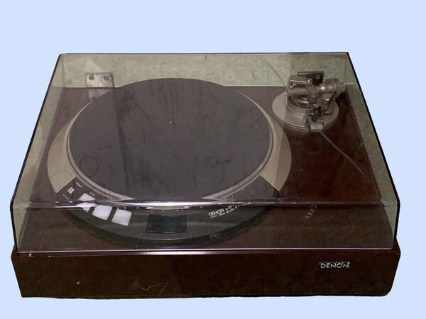 M6708 DENON DP-60M ターンテーブル レコードプレーヤー 通電のみ