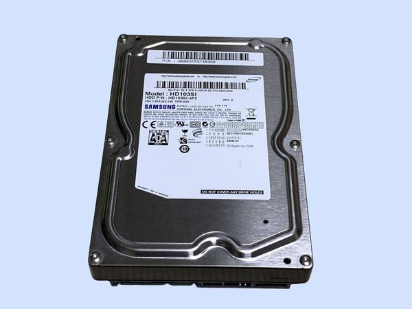 M6767 SAMSUNG 3.5インチHDD HD103SI 1TB SATA 使用 21404時間