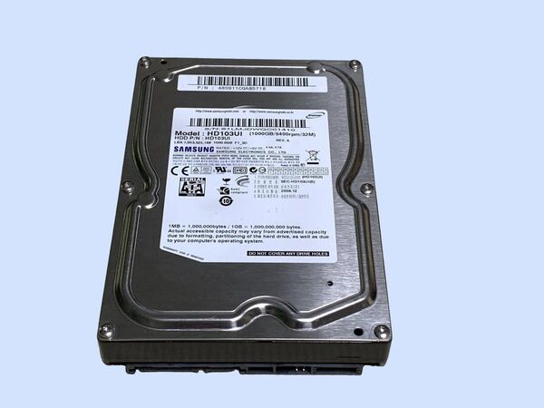 M6769 SAMSUNG 1TB HDD 3.5インチ SATA HD103UI 使用 327時間
