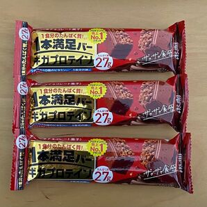 1本満足バー ギガプロテイン チョコ 3本