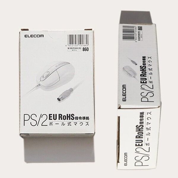 ボールマウス ELECOM PS/2 M-M2P2WH/RS 3個セット