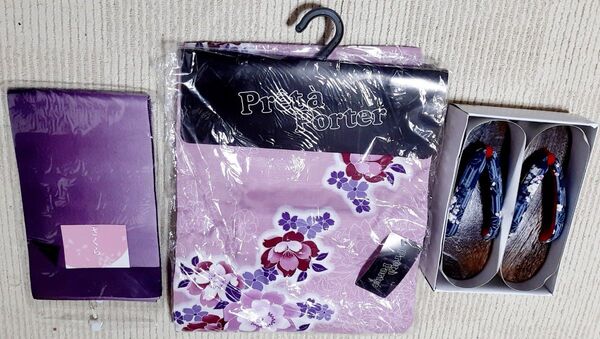 【新品】浴衣・下駄・帯 3点セット