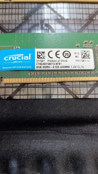 Crucial 8GB DDR4-2133 PC4-17000 2枚 計16GB