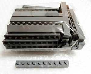 50個　1×10　ダークグレー　未組立　未使用　LEGO　レゴ　レゴブロック　部品　パーツ