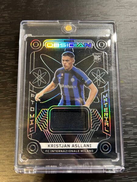 2022-23 Panini Obsidian Soccer クリスティアンアスラニパッチオート21/25 インテルミラノ