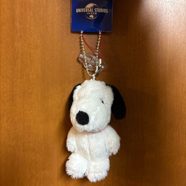 ユニバーサルスタジオジャパン スヌーピー ヌイキー キーホルダー ストラップ ぬいぐるみ