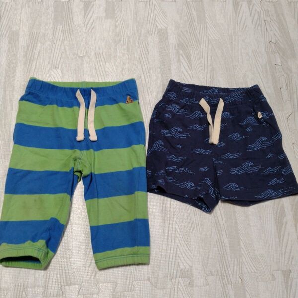 gap 6-12m 70cm 80cm 2枚セット 短パン レギンス