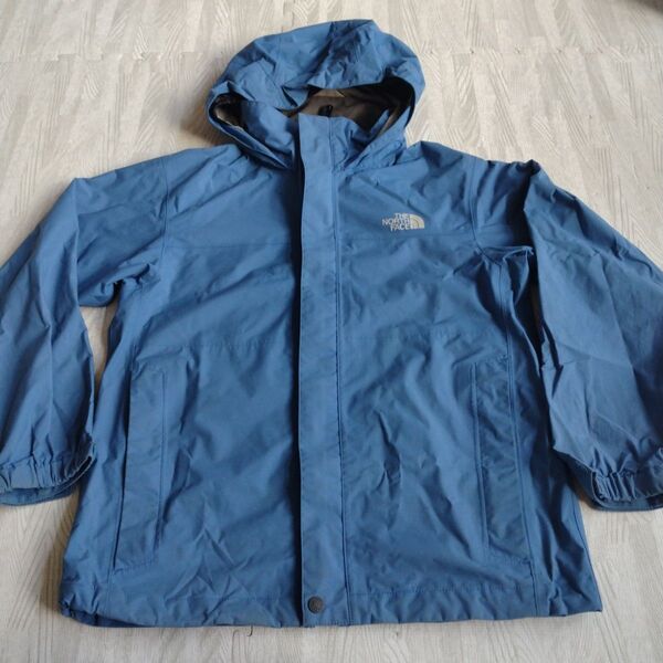 THE NORTHFACE 140cm ジャケット レインジャケット 青