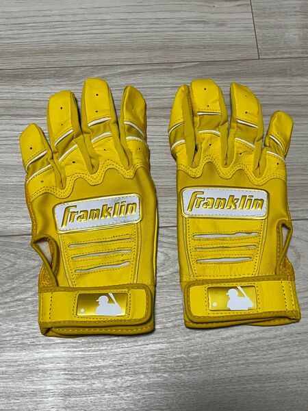 フランクリン バッティンググローブ CFX PRO Sサイズ イエロー