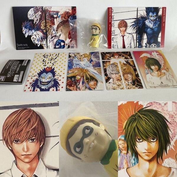 DeathNote【カード】レア!月!L!ニア!メロ!フィギュア!キラ!セット!デスノート!入手困難!