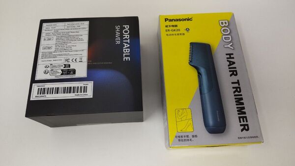 Panasonic ラムダッシュ パームイン ES-CM30(パープル) + ER-GK20(ブルー)