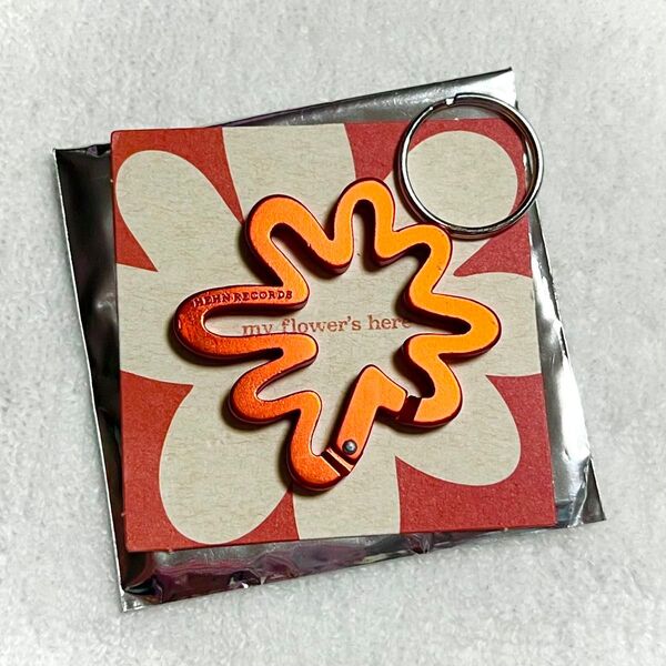 藤井風☆花カラビナ☆オレンジ☆短期間使用・中古品☆my flower’s here