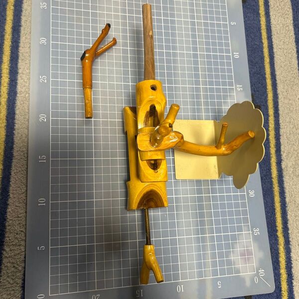 木製 ハンドメイド 万力 ③
