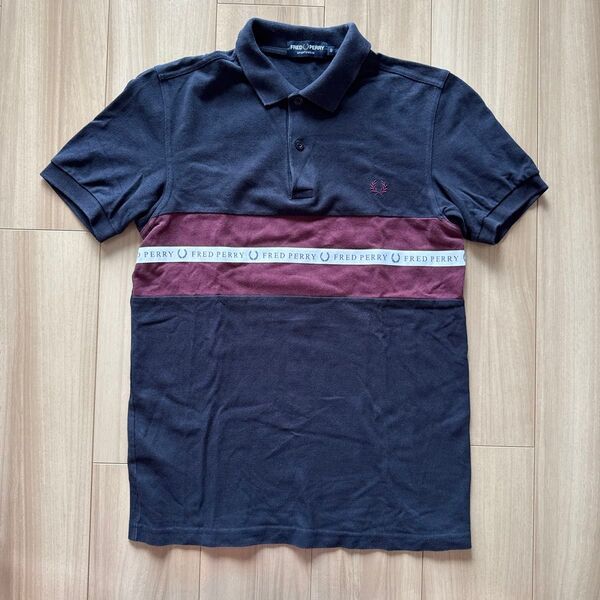 FRED PERRY フレッドペリー ポロシャツ ネイビー Sサイズ