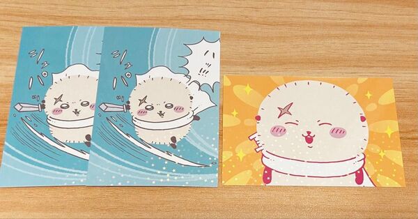 セット最安値☆ ちいかわ トレーディング ブロマイドガム2 ラッコ先生 3枚