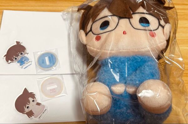 即日発送☆名探偵コナン セガオンライン ラッキーくじ もこもこリラックスタイム ぬいぐるみ アクリルスタンド 江戸川コナン 毛利蘭