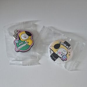 CHIMMY チミー 缶バッジ キーホルダー セット BT21くら寿司