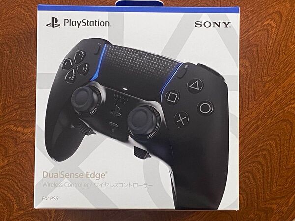 PS5 DualSense Edge ワイヤレスコントローラー ミッドナイト ブラック