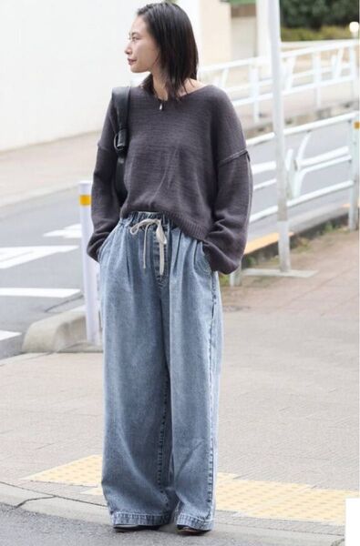 新品 JOURNAL STANDARD イージーデニムワイドパンツ 38