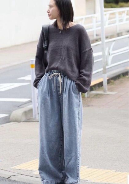 新品 JOURNAL STANDARD イージーデニムワイドパンツ 38 ジャーナルスタンダード