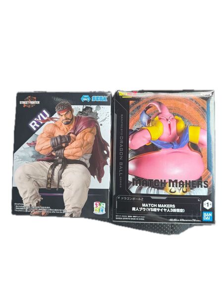 ドラゴンボールZ MATCH MAKERS 魔人ブウ ストリートファイター6 ちょこのせプレミアムフィギュア"リュウ"