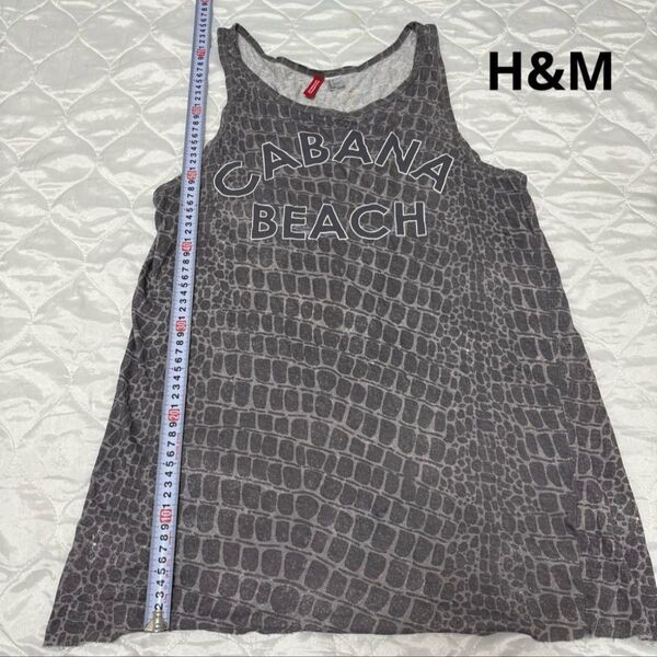 H&M タンクトップ ロング ノースリーブ