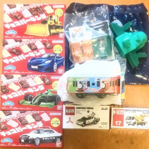 未使用 トミカ いすゞ エルフ 軌陸車 三ツ矢イベントカー プラレール トーマス シンカリオン はやぶさ チョコパーキング マック