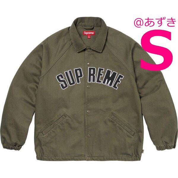 【S】Supreme Arc Denim Coaches Jacket Olive シュプリーム アーチデニム コーチジャケット