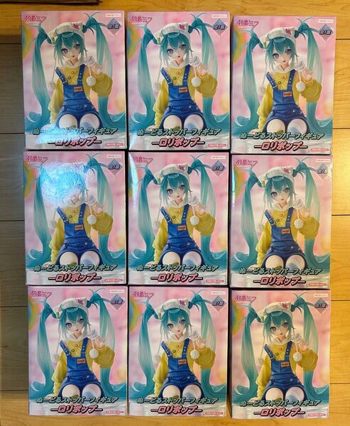 初音ミク ロリポップ ぬーどるストッパーフィギュア 9個
