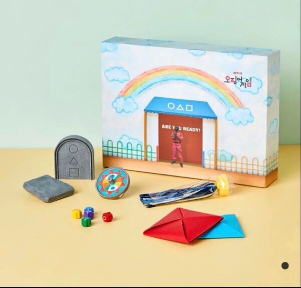 イカゲーム2 GS25公式 めんこコンギノリ おてだま コマ回し チェギ蹴り新品未開封