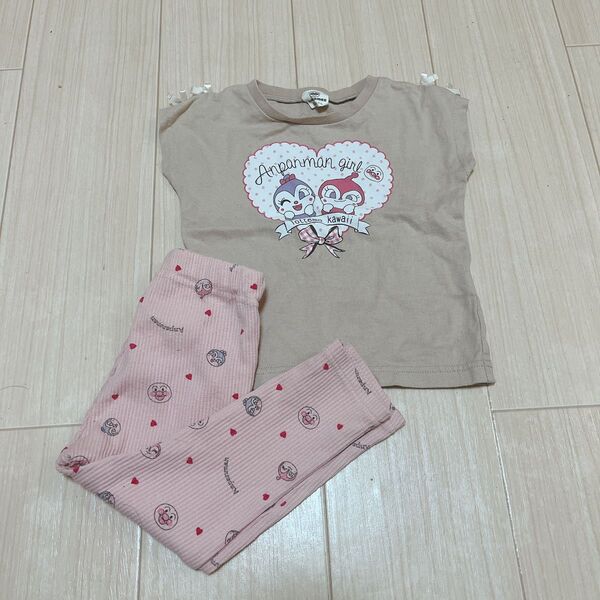 アンパンマン コキンちゃんドキンちゃん Tシャツ レギンスセット90